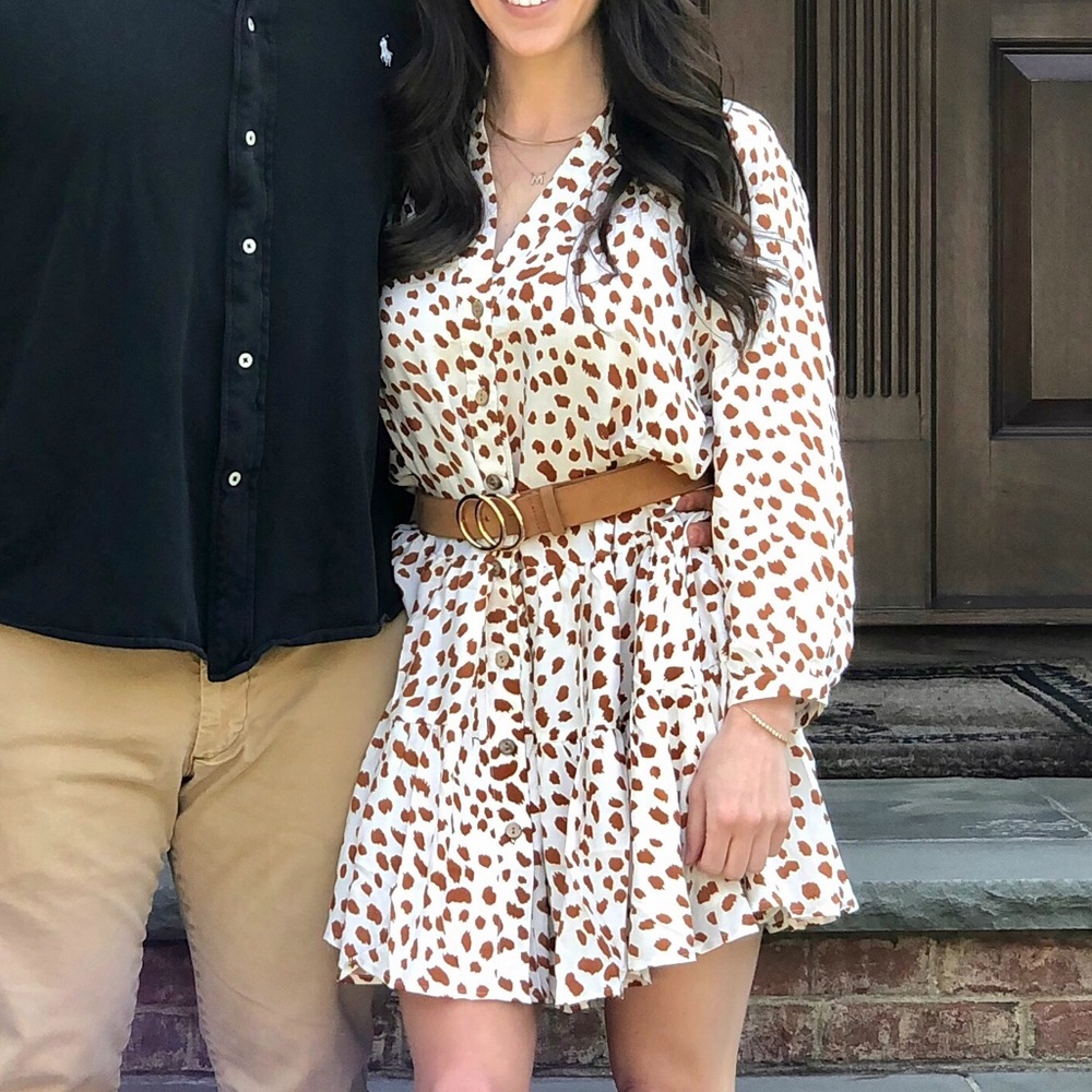 Animal print dress